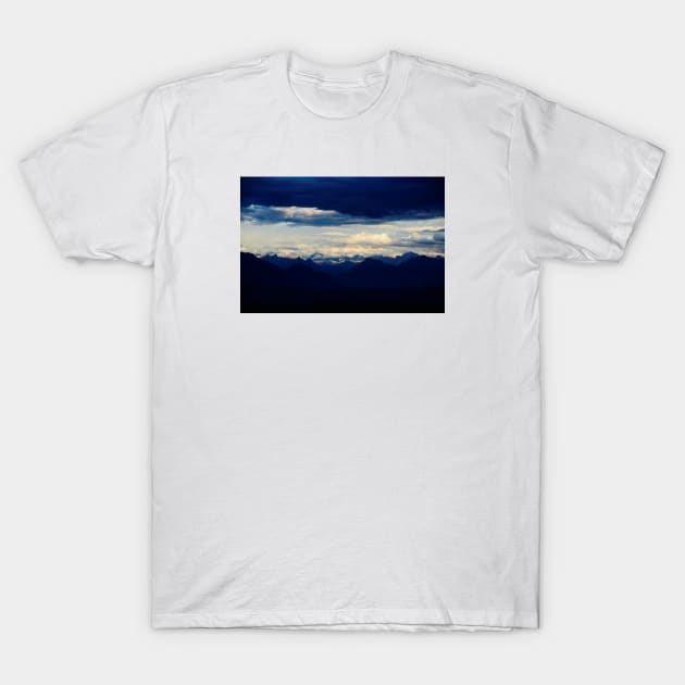 Swiss Alps Dark 2 / Swiss Artwork Photography T-Shirt by RaphaelWolf